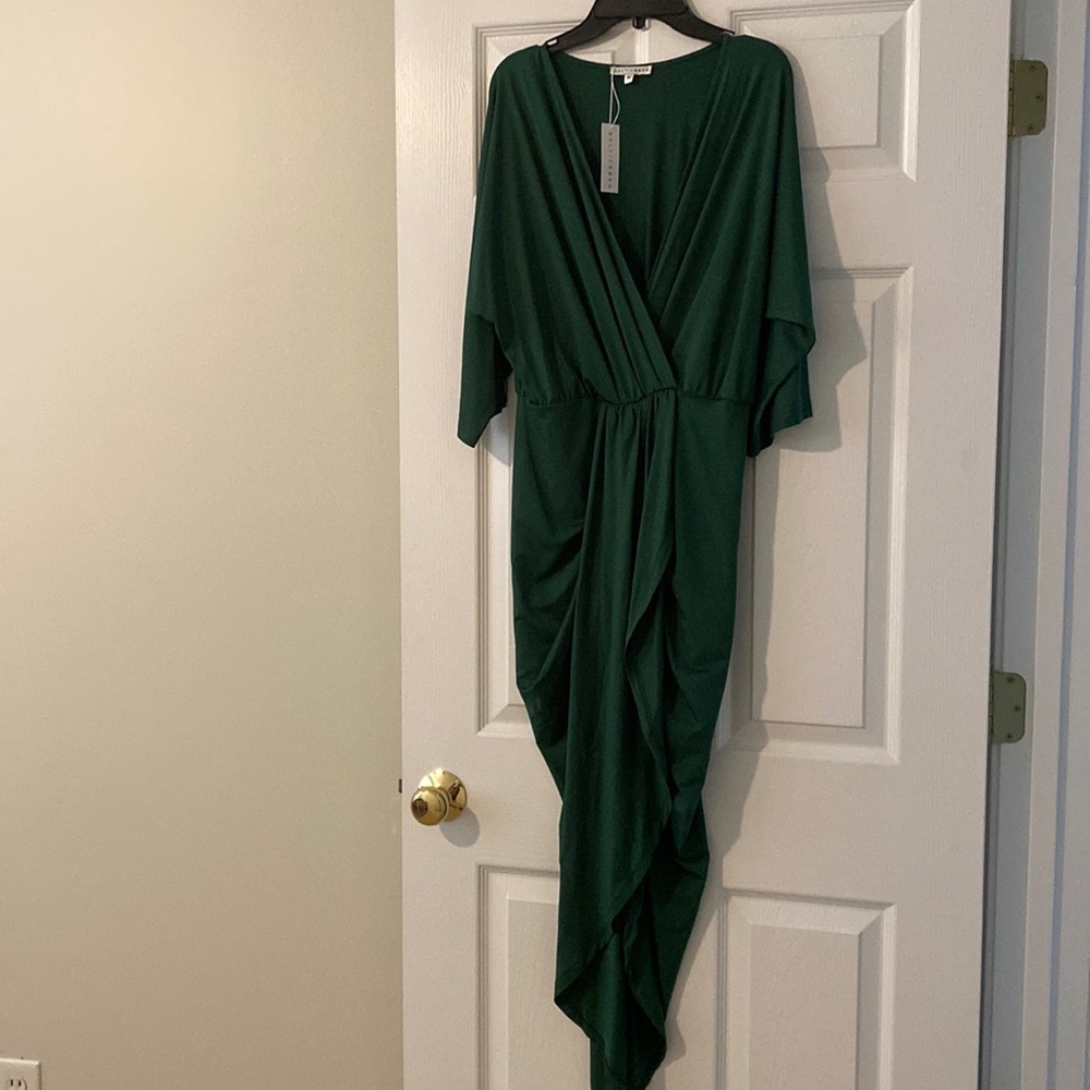Baltic Born Green Kimono Knit Midi Dress